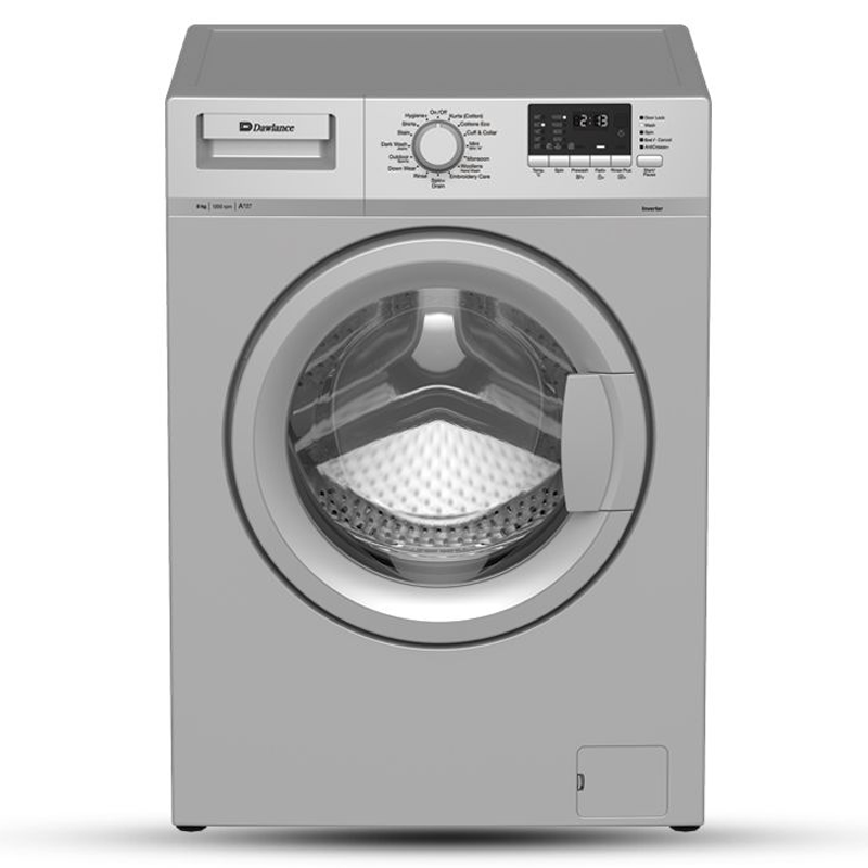 Dawlance DWF- 8120 Gr Inv Glass Inverter Front Load Washing Machine With Official Warranty