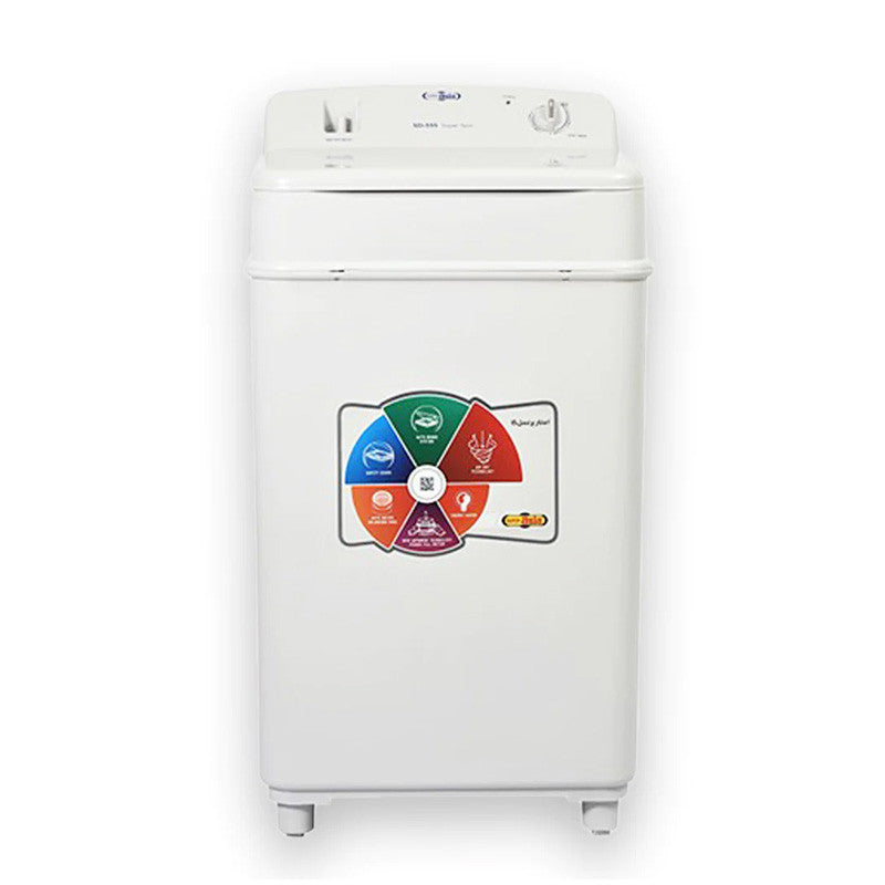 Super Asia SD-555S 10Kg Top Load Single Tub Washing Machine With Official Warranty