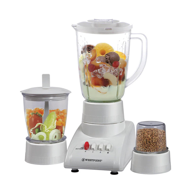 Westpoint WF-312 Blender Dry and Wet Mill 3 in 1 With Official Warranty