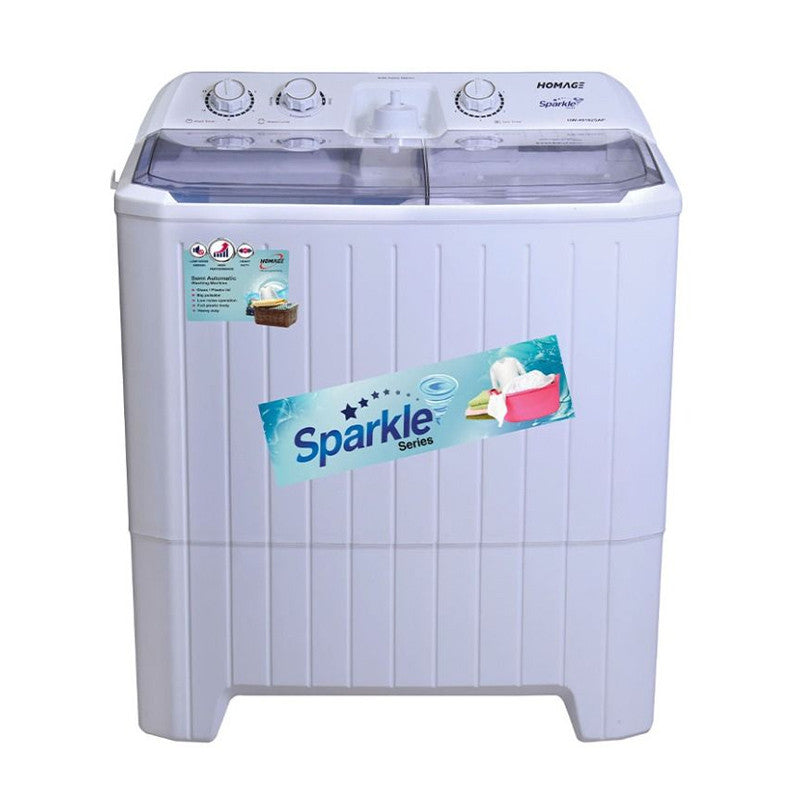 Homage HW-49102SAP 10 KG Top Load Twin Tub Semi Automatic Washing Machine With Official Warranty