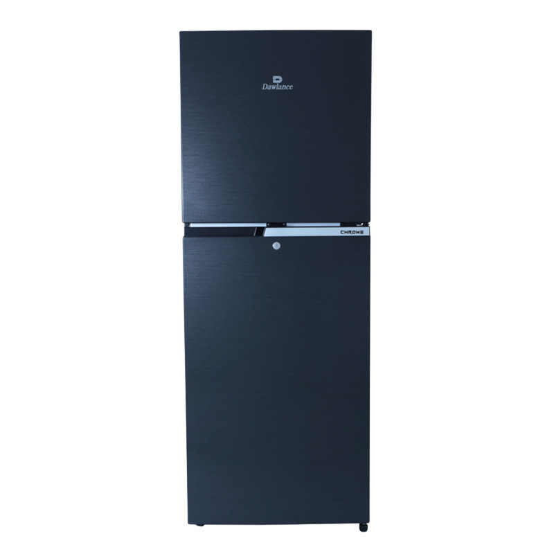 Dawlance 9160LF Chrome Hairline Black Double Door Refrigerator 10 Cubic Feet With Official Warranty