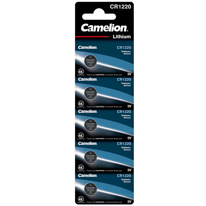 Camelion CR 1220 – BP5 (5 batteries)