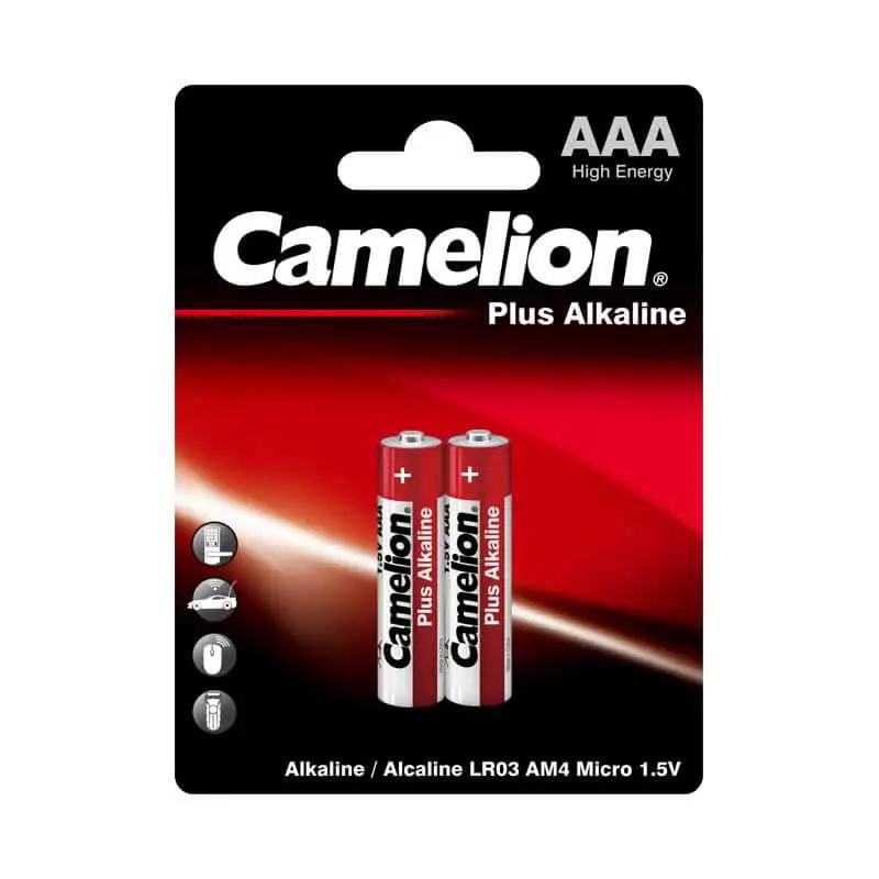 Camelion plus alkaline batteries – AAA2 (24 batteries)