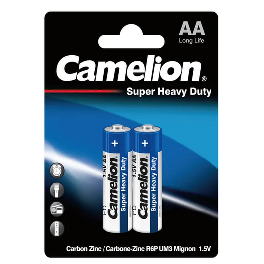 Camelion super heavy duty batteries – AA2 (24 batteries)