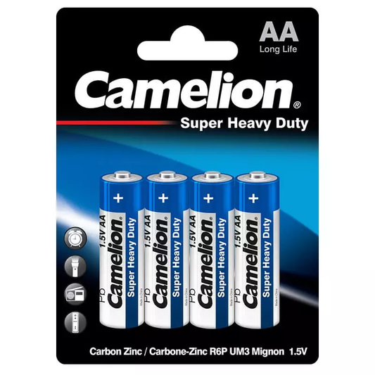 Camelion super heavy duty batteries – AA4 (48 batteries)