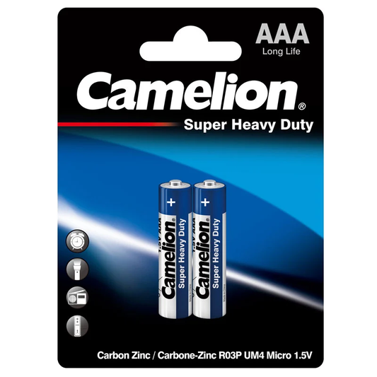 Camelion super heavy duty batteries – AAA2 (24 batteries)