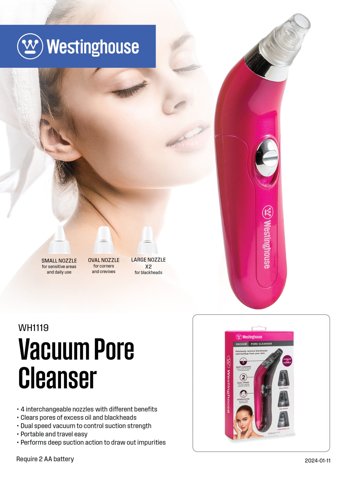 Ladies – Vacuum Pore Cleanser